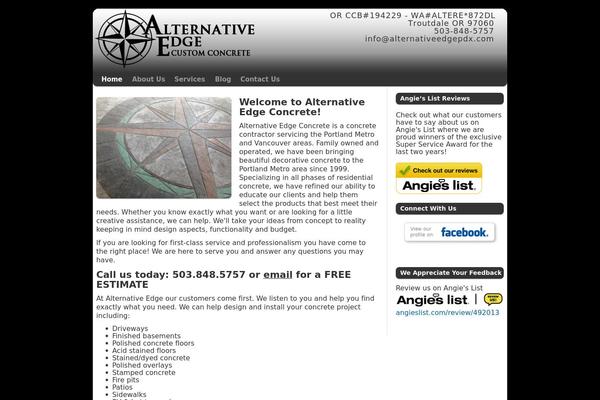 Smallbiz theme site design template sample