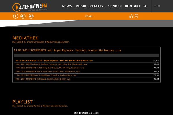 Afm theme site design template sample