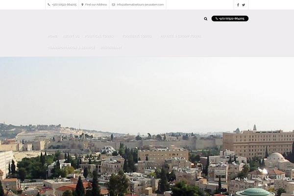 Altair theme site design template sample