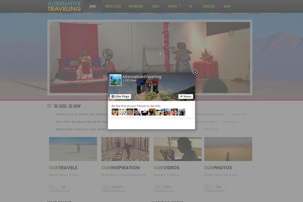 alternativetraveling.com site used Multidesign