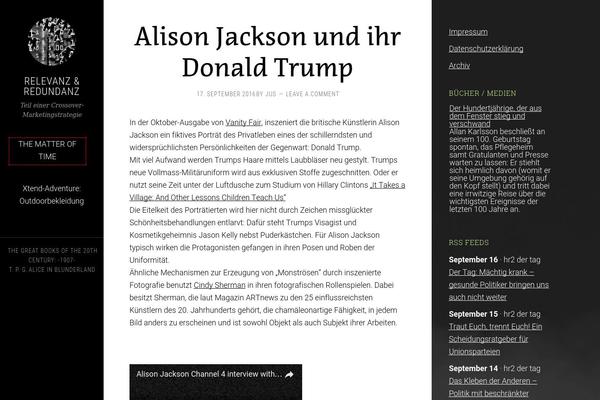 WordPress website example screenshot