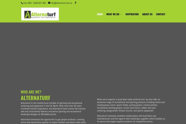 Divi theme site design template sample