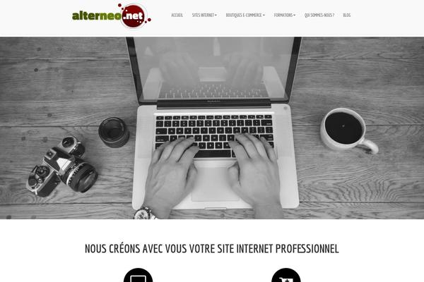 Ultimatum theme site design template sample