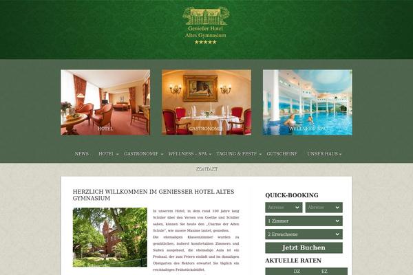 Deluxe theme site design template sample