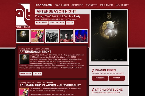 At theme site design template sample