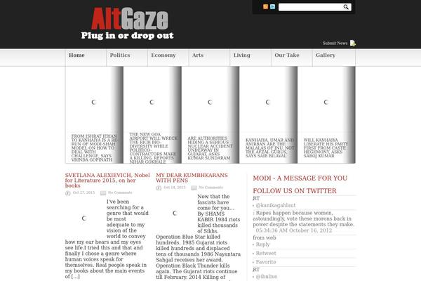 Newscast theme site design template sample