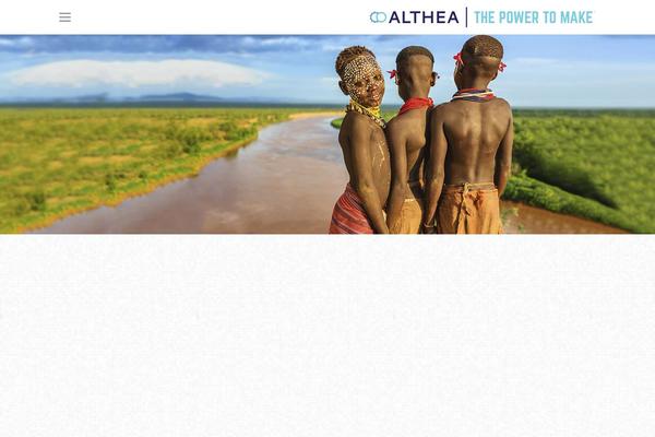 althea theme websites examples