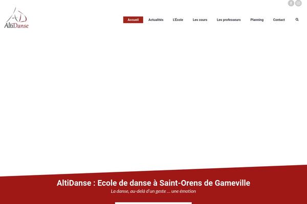 Dance-studio theme site design template sample