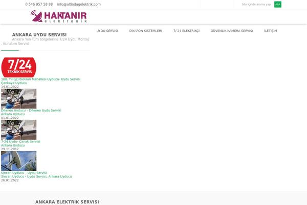 Pusula theme site design template sample