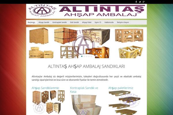 Tempera theme site design template sample