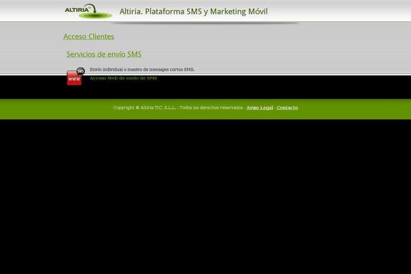 altiria.net site used Altiria
