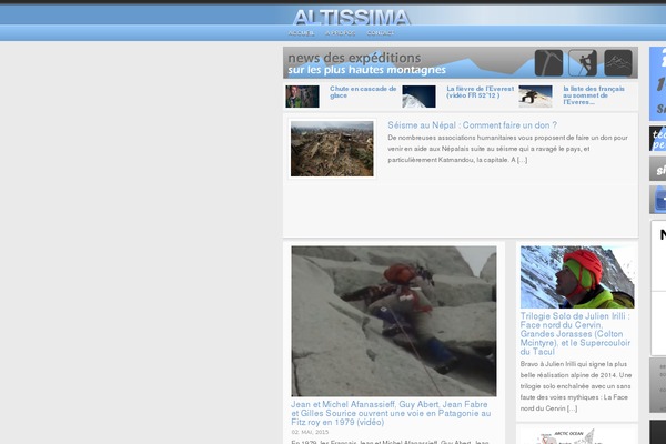 Headlines theme site design template sample