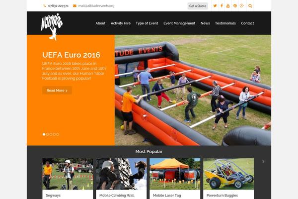 Altitude theme site design template sample