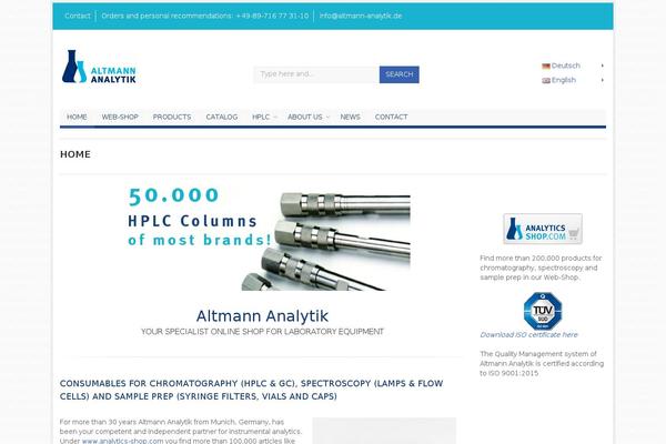 Labpeak theme site design template sample