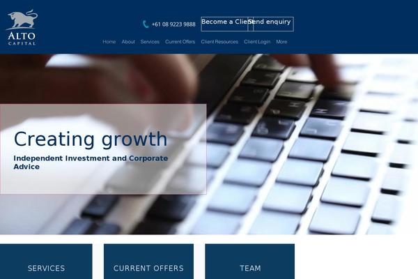 altocapital.com.au site used Titan-child