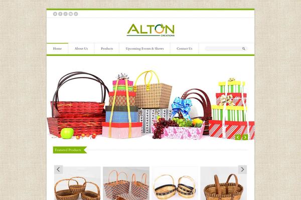 Organic Shop theme site design template sample