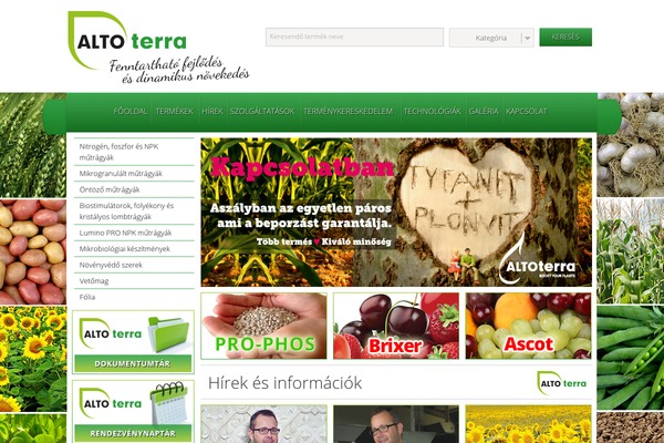 altoterra.hu site used Aqua