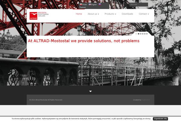 altrad-mostostal.pl site used Mindup