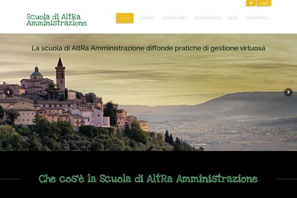 Education theme site design template sample