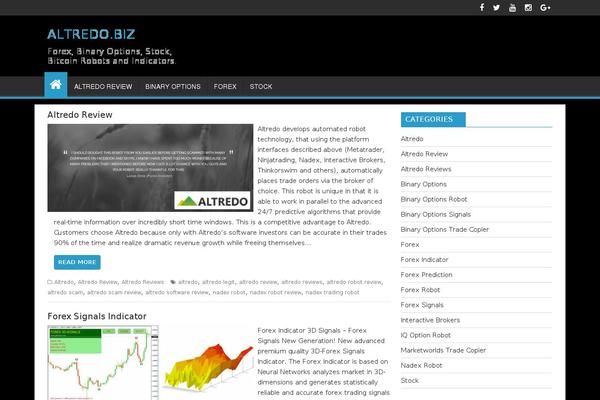 SuperMag theme site design template sample