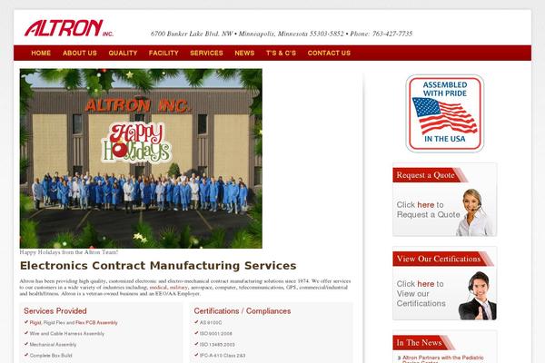 altronmfg.com site used Altron