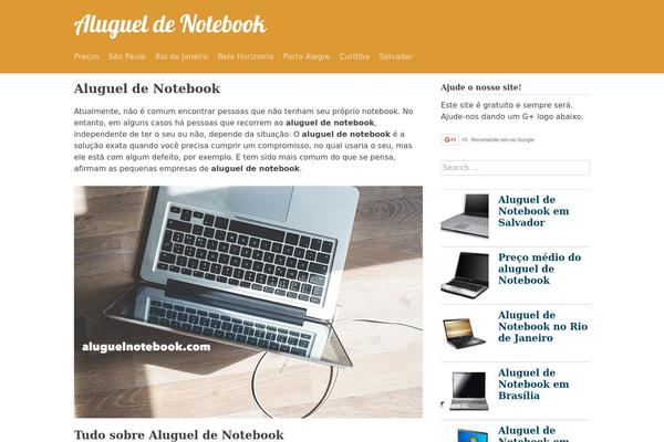 aluguelnotebook.com site used Power-theme