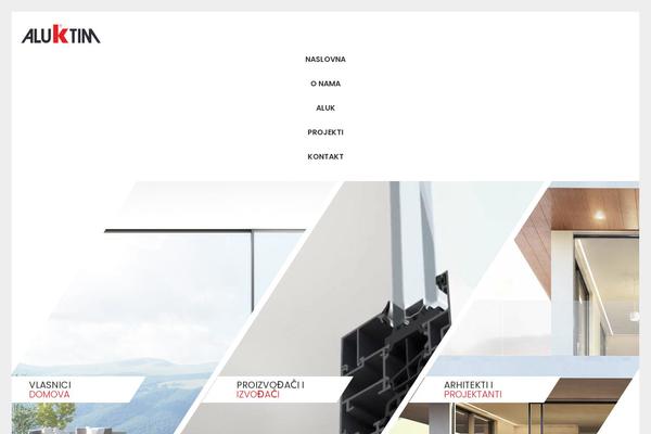 Site using Cool Timeline plugin