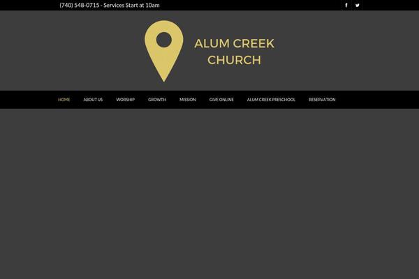 Dunamis theme site design template sample