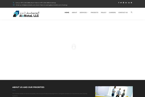 Construct theme site design template sample