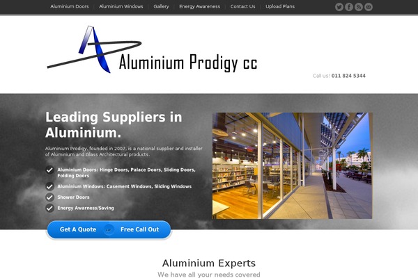 JustLanded theme site design template sample