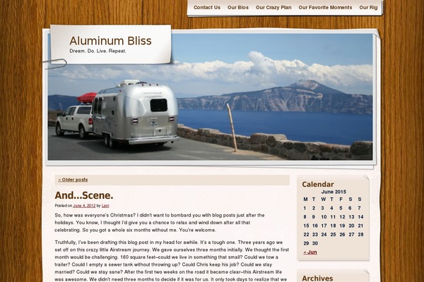 Adventure Journal theme site design template sample