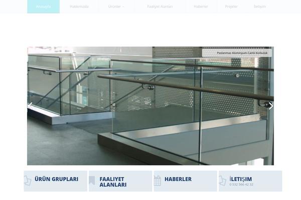 Candidate theme site design template sample