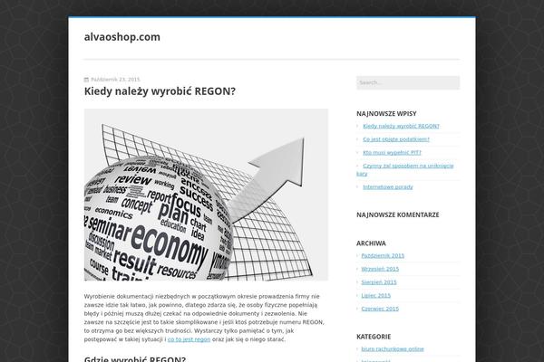 alvaoshop.com site used Enterprise Lite