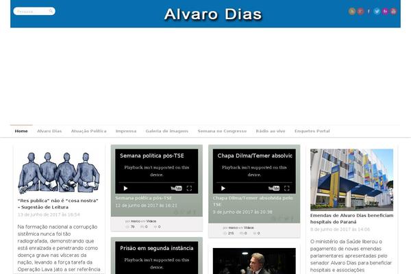 Newspaper theme site design template sample