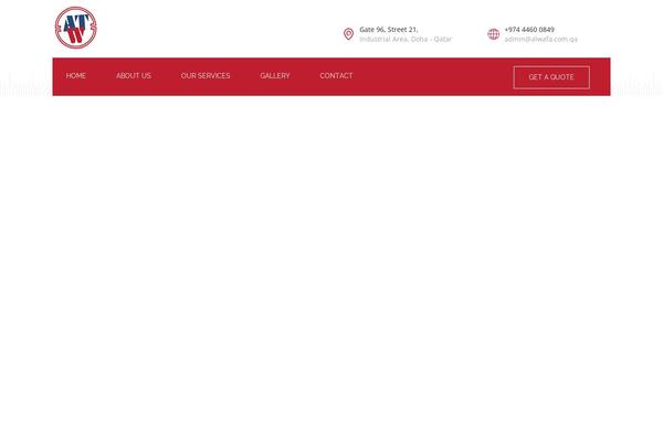 alwafatrading.com site used Woodworks