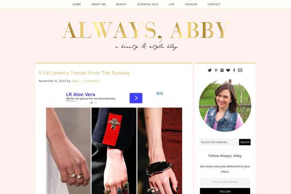 alwaysabby.com site used Jadore