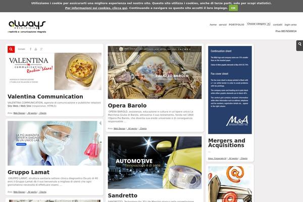 alwaysadv.it site used Foliogridpro