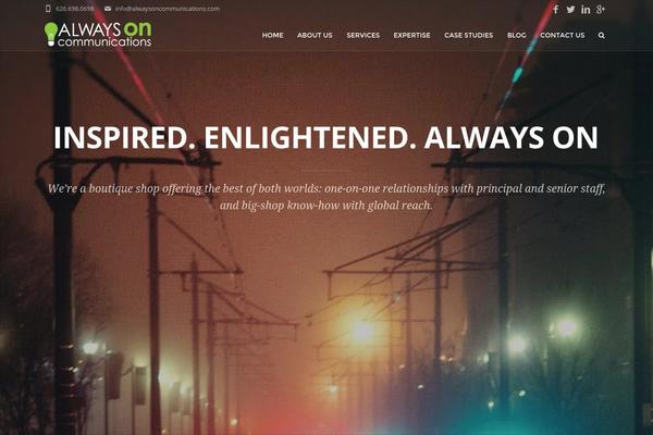 Fortuna theme site design template sample