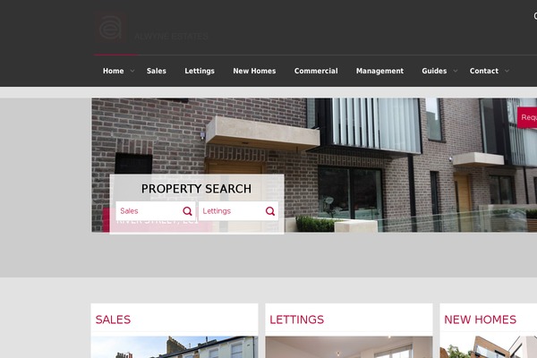Realty theme site design template sample