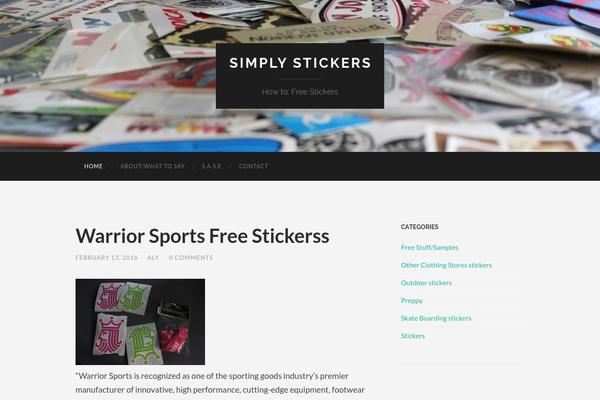 Hemingway theme site design template sample