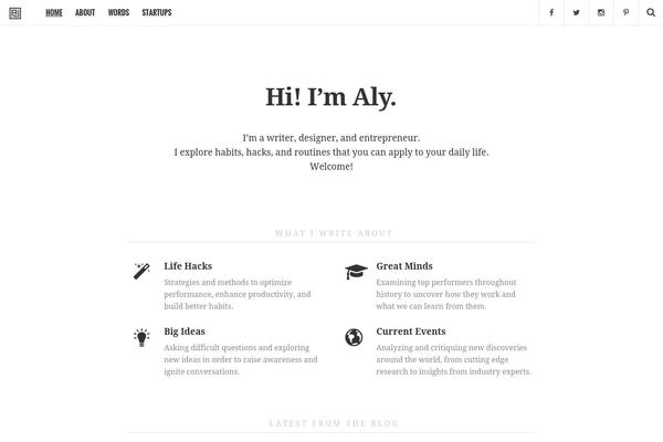 Readme theme site design template sample