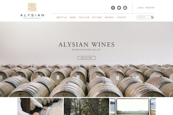 alysianwines.com site used Alysian