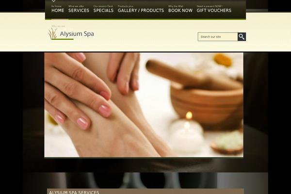SPA Treats theme site design template sample