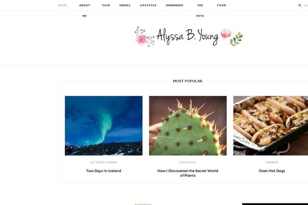 Dandelion theme site design template sample