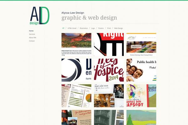 alyssalawdesign.com site used Infinity