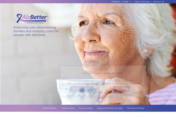alzbetter.com site used Alz
