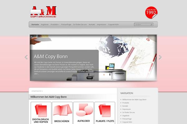 TheProfessional theme site design template sample
