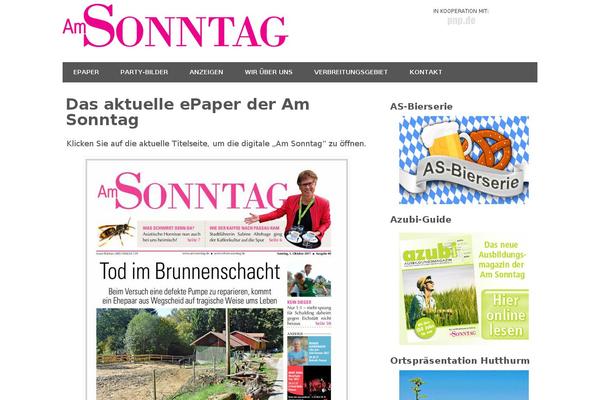 am-sonntag.de site used Minimize-pro