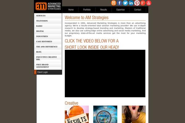 Ams theme site design template sample