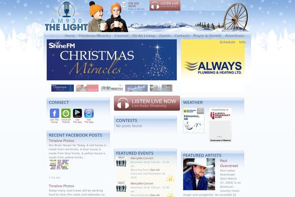 am930thelight.com site used Shine-fm
